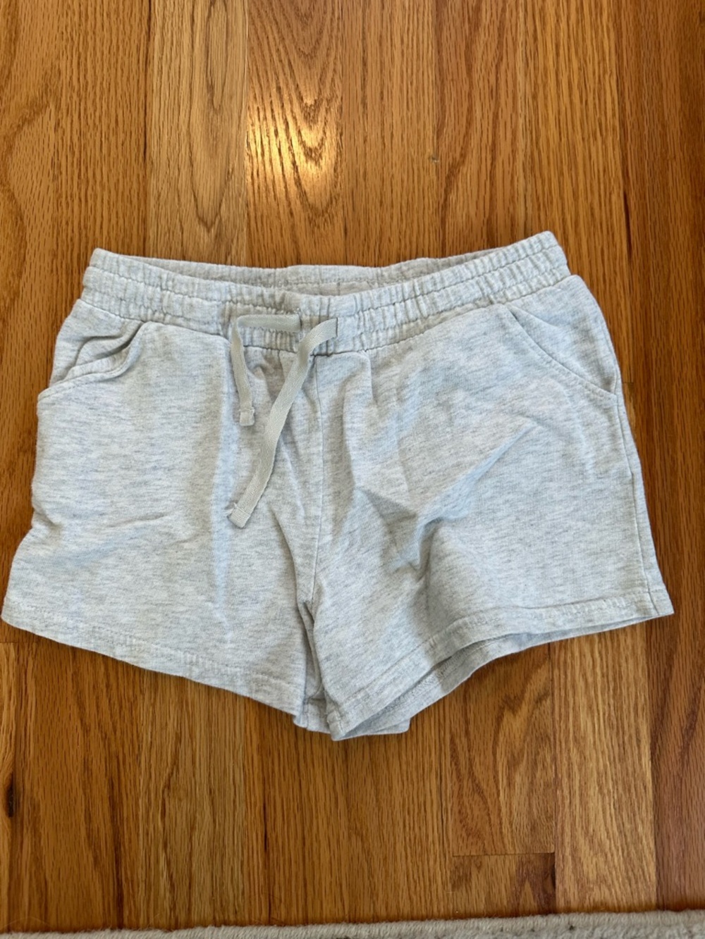 Carter's Light Gray Girls' Knit Drawstring Shorts